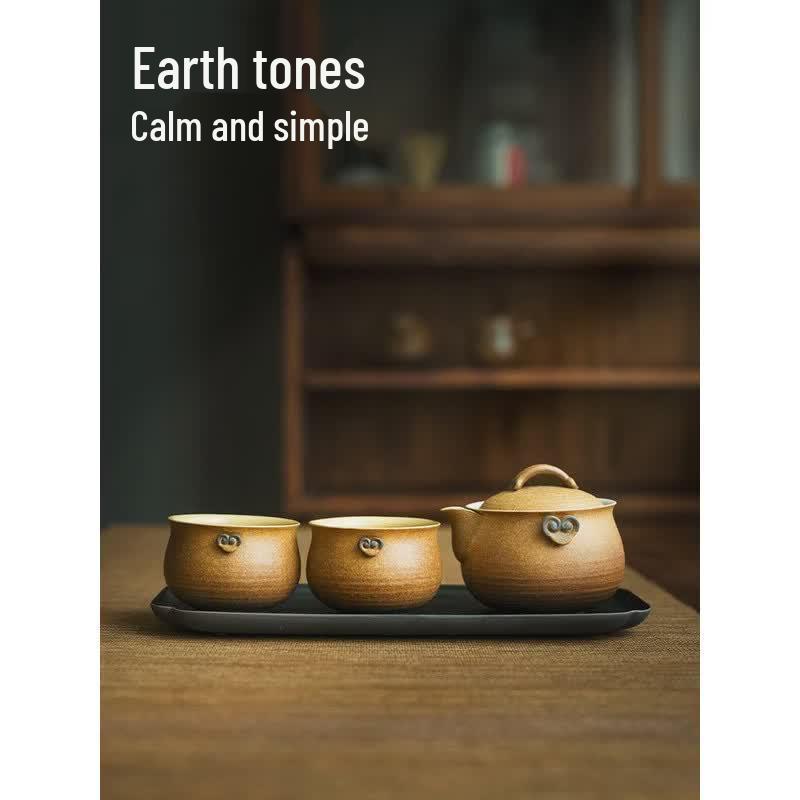 Edenus Lingzhi Auspicious Ceramic Tea Set