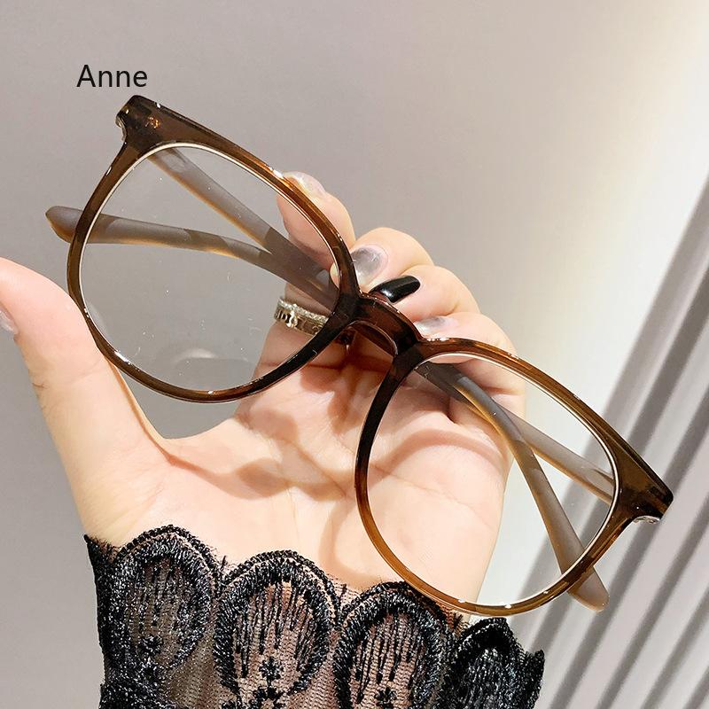New Women Clear Lens Myopia Glasses Transparent Anti-Blue Light Nearsighted Eyeglasses Frame Diopter Myopia 0-1.0-4.0-6.0