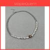 Geometric Necklace Stainless Steel Handmade Collar Chain For Women And Men