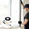 Screen Repair Tool Set With Wooden Roller Spline and Removal Hook For Window Door Meshes Replacement