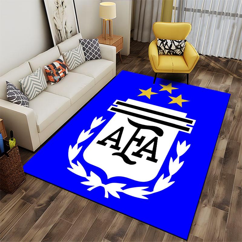 Blue Carpet with AFA Logo Design Suitable As a Non-slip Mat for the Living Room or Bedroom Sofa