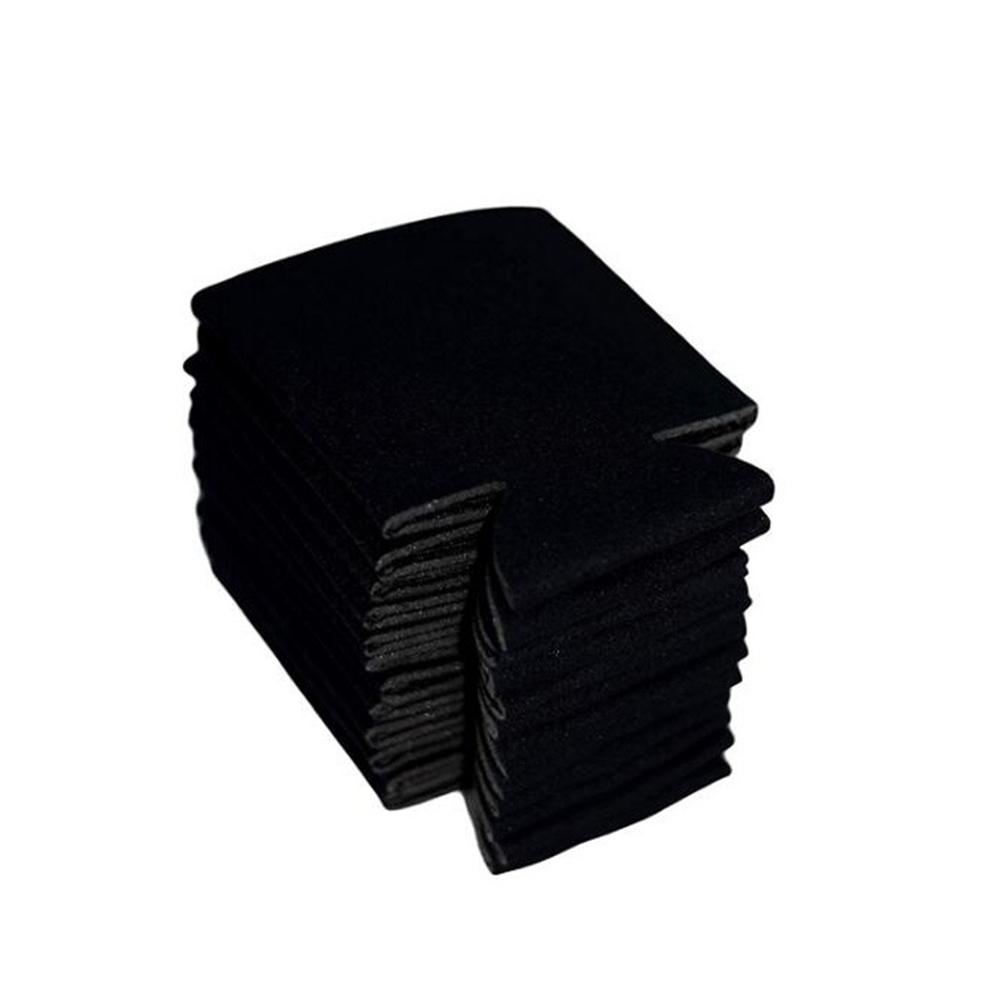 10pcs Foldable Insulated Beer Can Cooler-Sleeve Covers Reusable Drink Covers