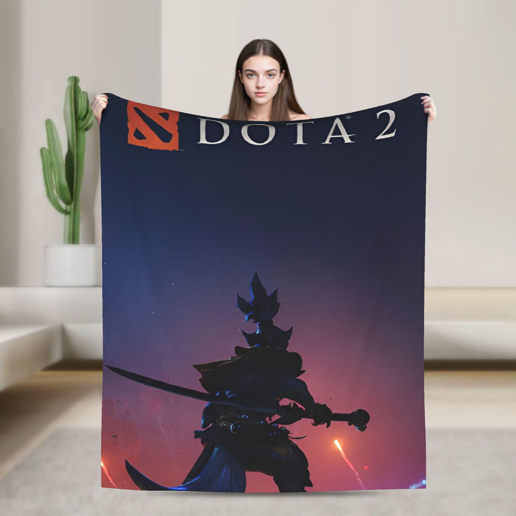 

D-Dota Hero Collection Fashion Blankets Hot Game Cartoon Plush Awesome Soft Throw Fashion Blanket for Coverlet Decoration Outdoor 75x90cm