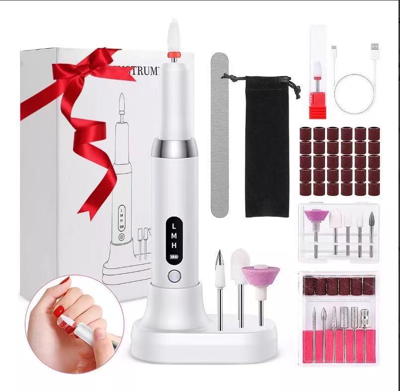 Portable Electric Nail Polisher with Large Screen Display