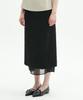 Micene Tia Wrinkle Chiffon Layered Skirt