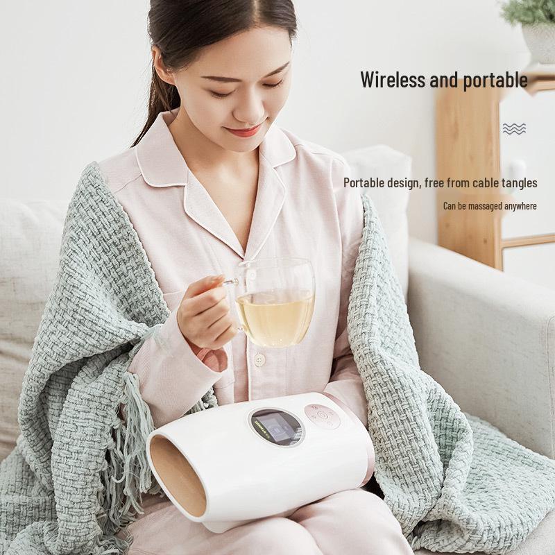 Electric Hand Massager with Finger Acupoint Heating Protection