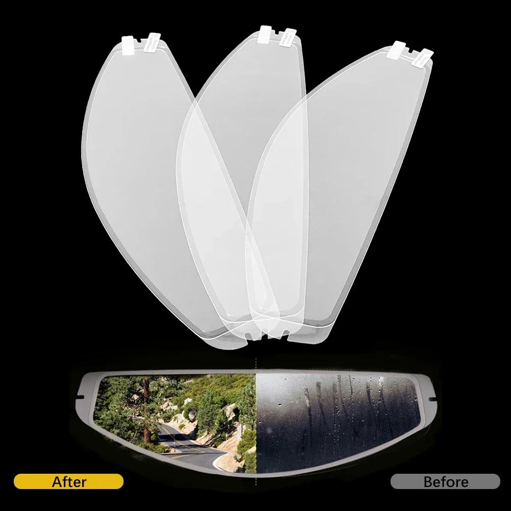 Motorcycle Helmet Anti-fog Visor Film Motorcycle Helmet Clear Patch Film Accessories Durable Coating Sticker for AGV K5 K3SV