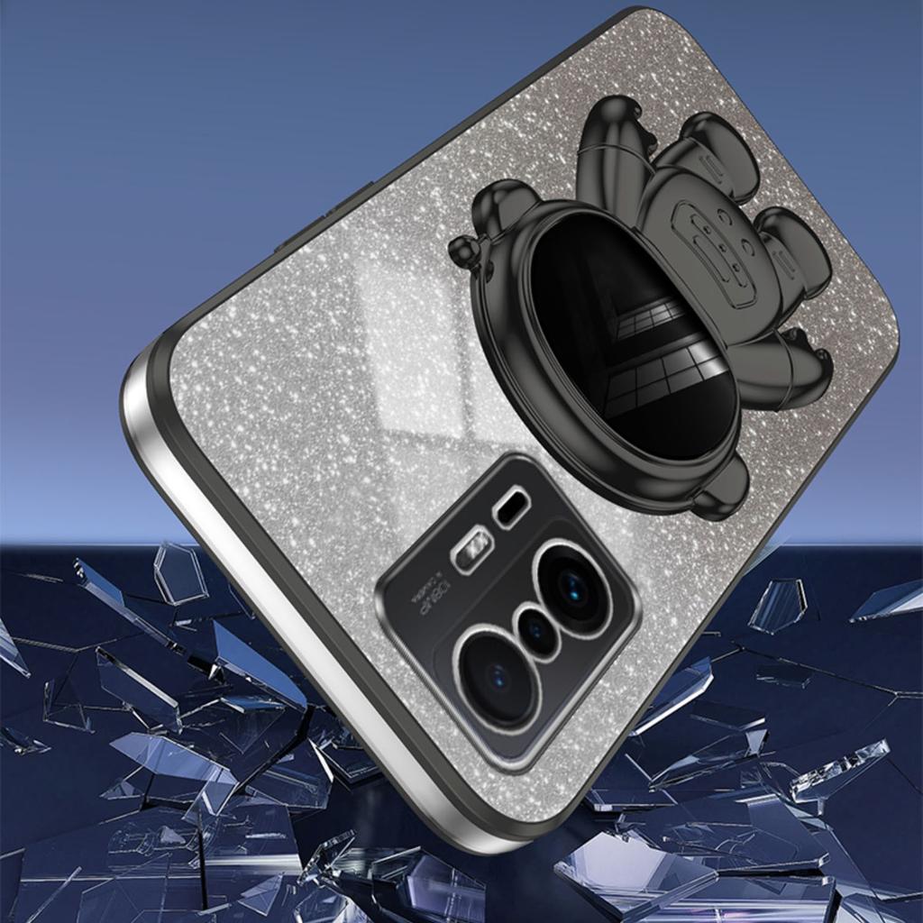 For Xiaomi 11T Pro 5G/11T 5G Case PC+TPU Phone Cover with Astronaut Kickstand