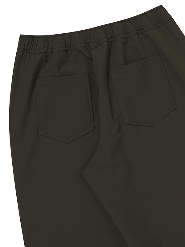 BBC EARTH Stretch Brush Parachute Pants_Khaki