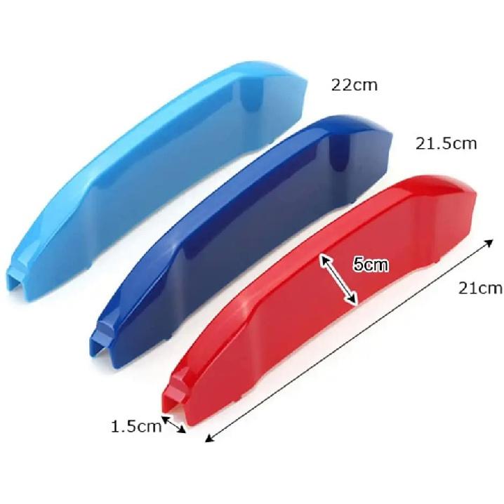 ///M-Colored Front Grille Insert Trims Strips Grills Cover For BMW F25 X3 F26 X4 2011-2017 G01 G02 2018- Car Accessories