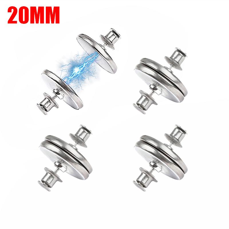 

1/5/10 пар магнитных кнопок для штор, клипсы, съемный оконный экран, магнитная пряжка, гвоздь, зажим для штор, аксессуары для дома и комнаты 1 Pair 20MM