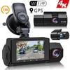 4K Dash Cam GPS WiFi UHD 3840*2160P Car DVR For Car Surveillance Cameras Night Vision Video Recorders Dashcam 24H Parking Monitor