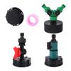 IBC Tank Adapter Replacement Valve Tap S60 Coarse Thread Reduce 1/2"3/4"1" Pipe Connection Water Tank Garden Irrigation Coupling