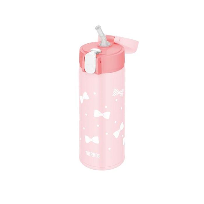 Thermos Straw Bottle 410ml Pink FJV-400F P