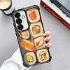 Delicious Sushi Bento Plating Phone Case For Samsung A17 A07 A37 A57 A16 A56 A15 A55 A14 A54 A13 A53 A26 A36 A25 A35 A24 A34 A23