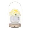 Crystal Flower Lamp Dimmable LED Artificial Flower Touch Light Rechargeable Decorative Light for Bed