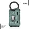 For AirTag Soft Silicone Protective Case With Keychain Tank Armor GPS Anti-lost Shockproof Cover For Apple Air Tags TPU Device