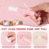 4 Pcs Cute Paw Pencil Sharpener and Paw Shaped Retractable Eraser Kawaii Pencil Sharpener School Supplies