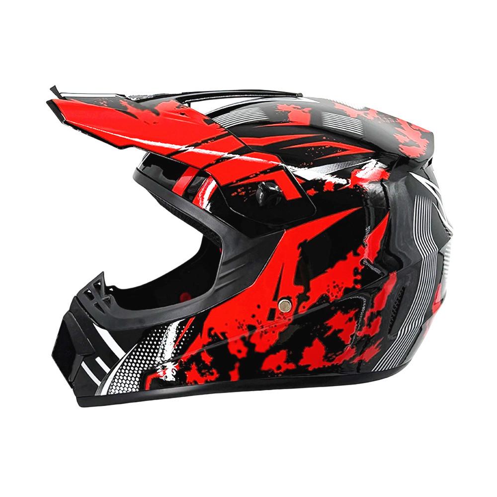 Motorcycle Helmet Off-Road Racing Riding Helmet ABS Breathable Mountain Bike Helmet Color Off-Road Helmet