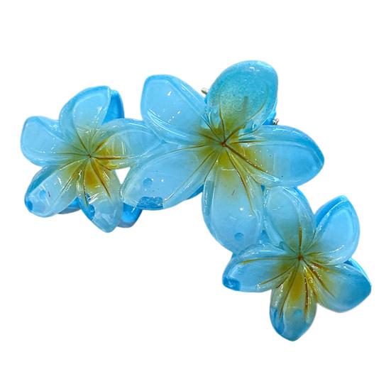 Haarklammer in Blumenform, starker Halt, rutschfeste Haarspange, Haarspange für den Hinterkopf, Haarschmuck für den Urlaub