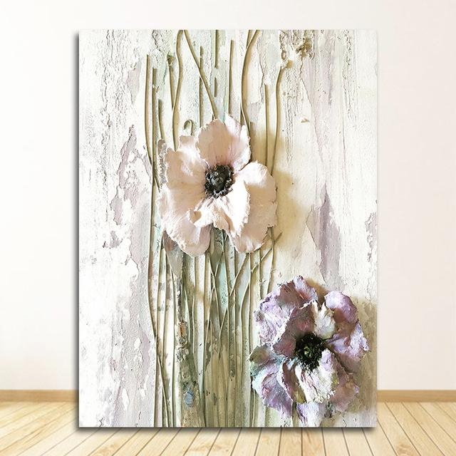 And Prints Wall Pictures for Living Room Decoration Art Scandinavian Home Decor Abstract Canvas Painting Wall Art Flower Posters No Frame