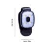 USB Charging LED Clip Headlight Portable Mini 3-speed Adjustable Running Camping Light Multi Functional Emergency Warning Light