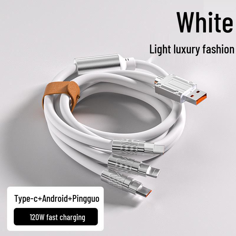120W Super Fast Charging 3-in-1 Cable for TYPE-C Devices