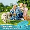 Type-C Rechargeable Mini Anti Barking Training Device Ultrasonic Dog Trainer Dog Repeller Led Flashlight Training Device