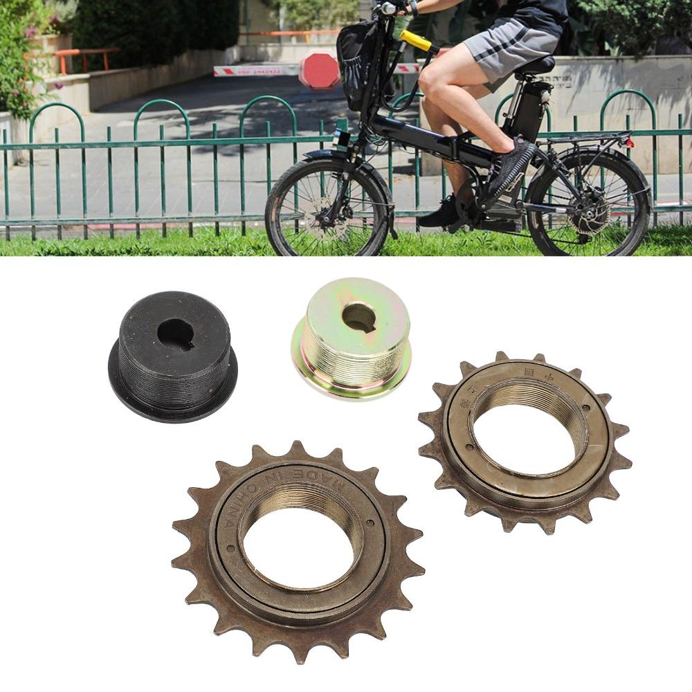 2PCS 16T 18T Bike Freewheel Adapter Set Cycling Freewheel Adapter Set  Bike Modification