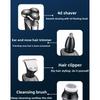 Electric Shaver with Intelligent High-power LCD Display, Rechargeable, Full-body Water-washable Beard Trimmer