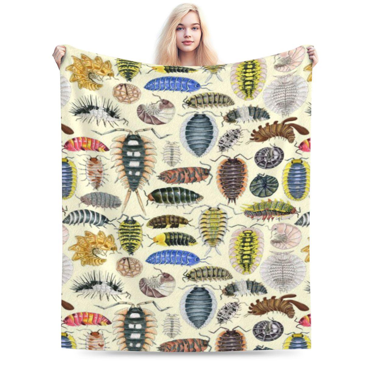 Crazy Isopod Pattern Custom Warm Gift An UltraSoft Micro Fleece Blanket 75x100cm 30x40in