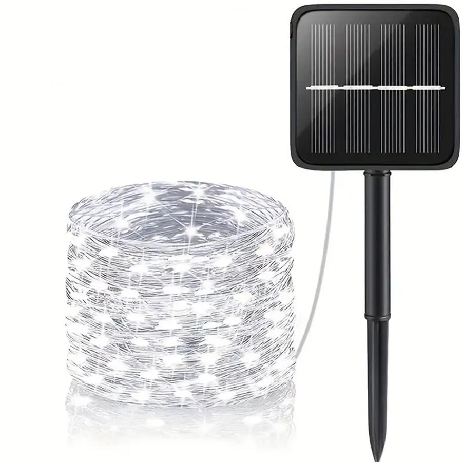 300LED Solar String Lights Outdoor, Waterproof Solar Fairy Lights Copper Wire Solar Twinkle Lights for Tree Garden Party Wedding