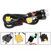 H4 LED Headlight Wiring Harness Negative Switched Conversion Fused Relay Harness Kit for Subaru Toyota