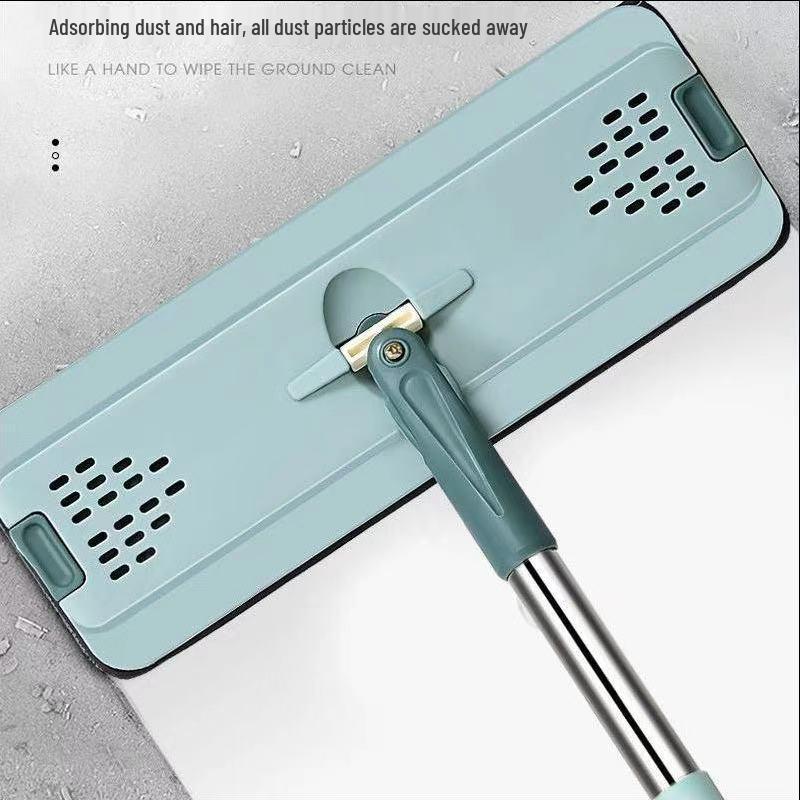 Hands-Free Flat Mop with Easy Clean Bucket