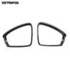 Accessories For Volkswagen VW Tiguan MK2 2017-  Carbon Fiber Rearview Side Door Mirror Visor Sun Shade Rain Guard Shield