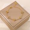 Four-leaf Clover Zircon Bracelet - Colorful Zircon Fashion Luxury Bracelet