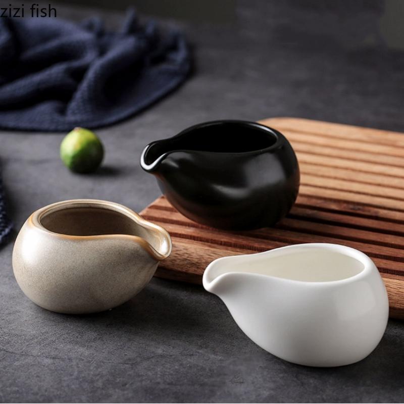 Ceramic Milk Jug Spice Dish Sauce Dish Coffee Nipple Cups Steak Sauce Bucket Snack Bowls Sauce Jugs Gravy Boats Tableware