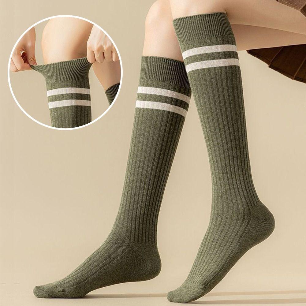 Knitted Cotton Socks Polyester Cotton Lolita Stockings Women Derss Women Socks