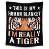 Tiger print blanket sofa nap blanket sheet bedspread blanket direct supply