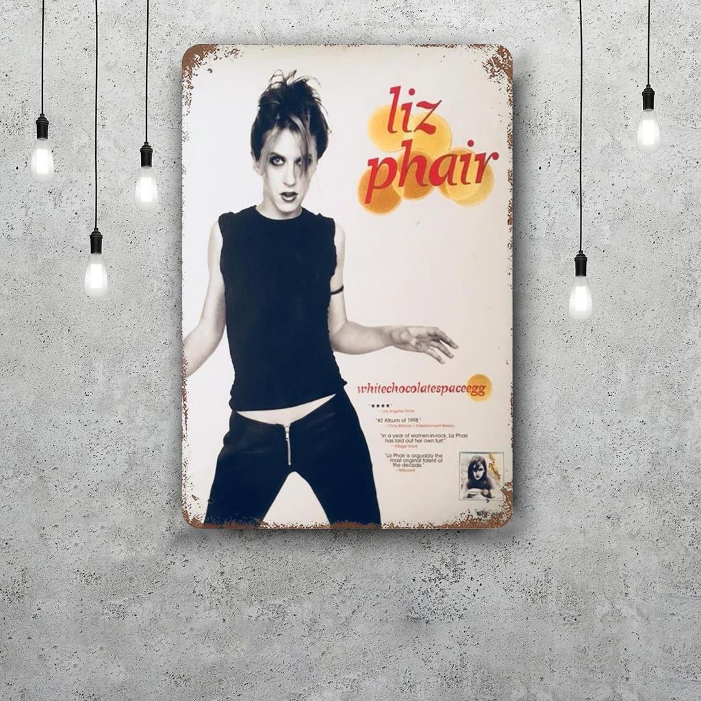 liz phair Decor Poster Vintage Tin Sign Metal Sign Decorative Plaque for Pub Bar Man Cave Club Wall Decoration