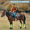 4Pcs Breathable Fly Boots for Horses Ventilated Mesh Fly Leg Wraps Horse Fly Sheets  Outdoor Riding