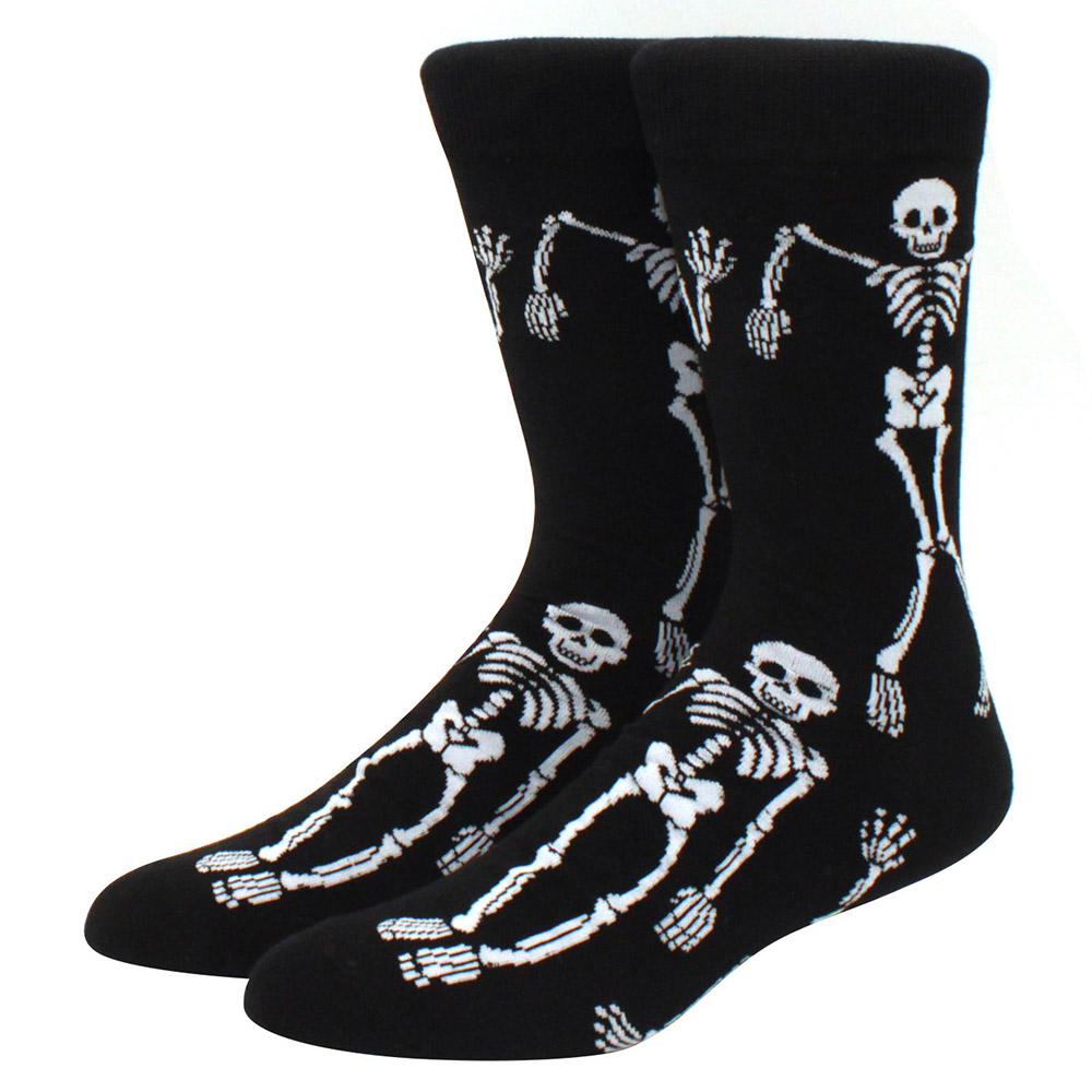 Nové Veselé Pánské Ponožky Ženy Novinka Kreslené Ponožky Česaná Bavlna Zábavné Pánské Velká Velikost Posádkové Harajuku Hip Hop Silné Dlouhé Ponožky