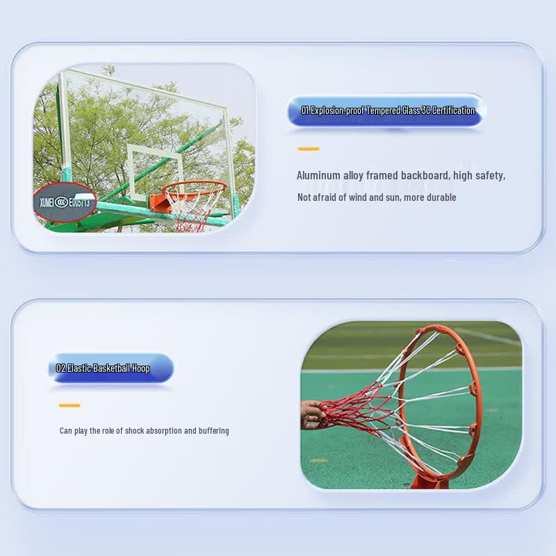 Shenwuying Manual Hydraulic Basketball Hoop