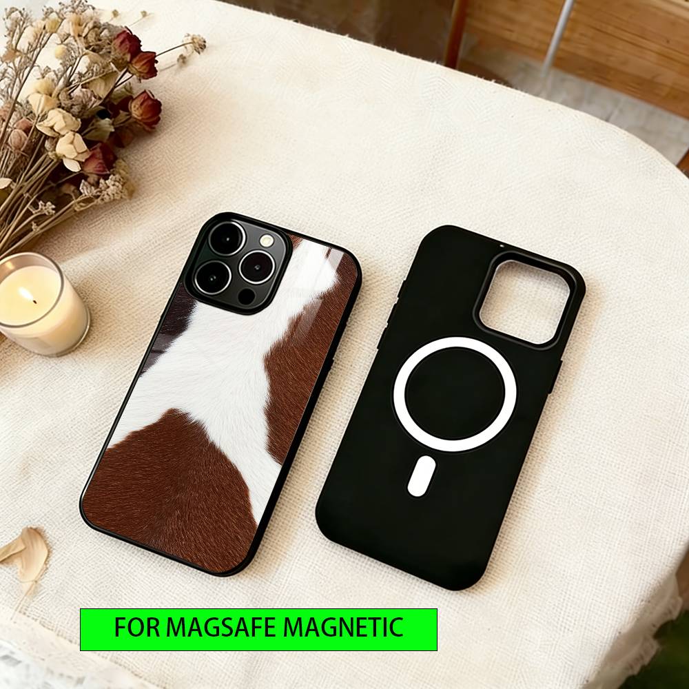 Animal print Phone Case For iPhone17,16,15,14,13,12,11 Plus,Pro Magnetic For Magsafe Wireless Charging