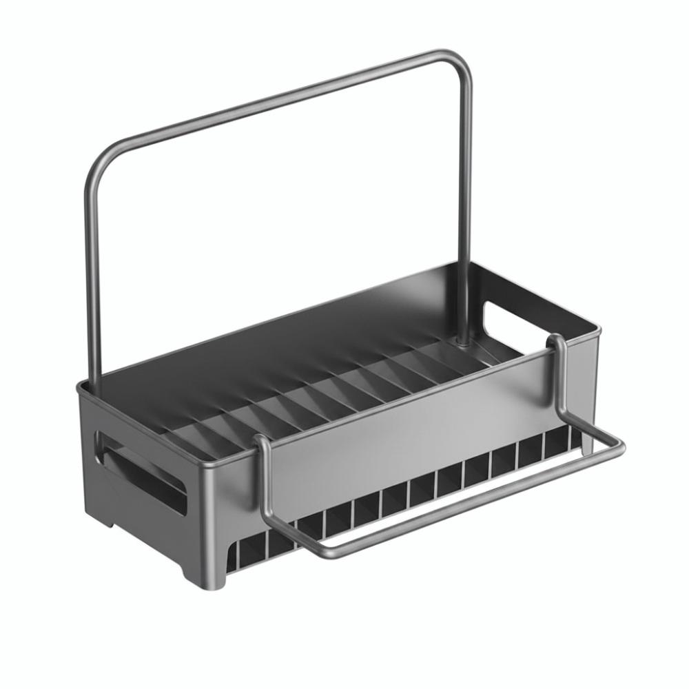 Detachable Sink Storage Rack Storage Tray Multi Functional Drain Rack Sponge Holder Kitchen Sink Organizer Bathroom Sink