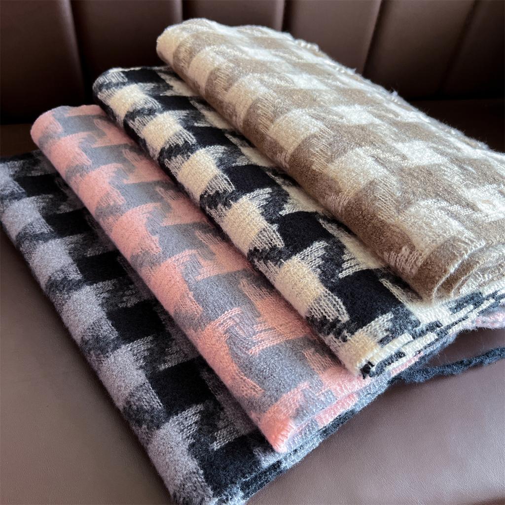 Luxury Winter Scarf Women Cashmere Warm Pashmina Brand Foulard Female Shawls Wraps Thick Soft Bufanda Poncho Scarves Stole