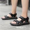 Premium Cowhide Leather Mens Beach Sandals With Breathable Sport Casual Comfort