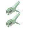 2Pcs Fruit Slicer Ergonomic Handle Multi-Blade Design Kitchen Cutter Fruits Vegetables Slicer