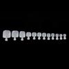 500Pcs Fake Toenail Tips Set Full Cover False Toe Nail Tips for   Nail Art & Manicure Salons 12 Sizes