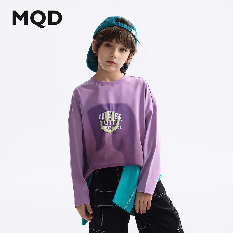

MQD Boys Gradient Round-Neck Long-Sleeve T-Shirt 120cm
